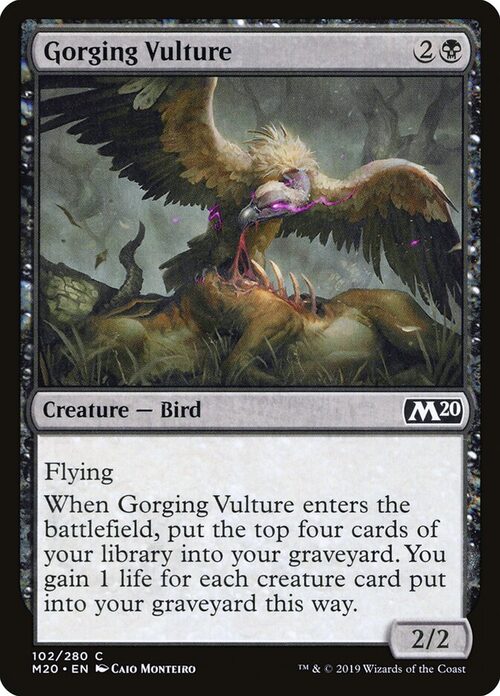 Gorging Vulture [M20 #102] - Normal