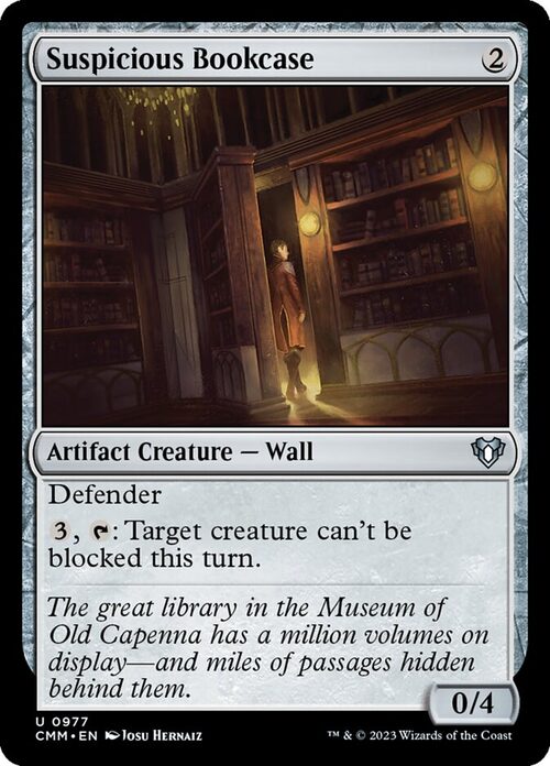 Suspicious Bookcase [CMM #977] - Normal