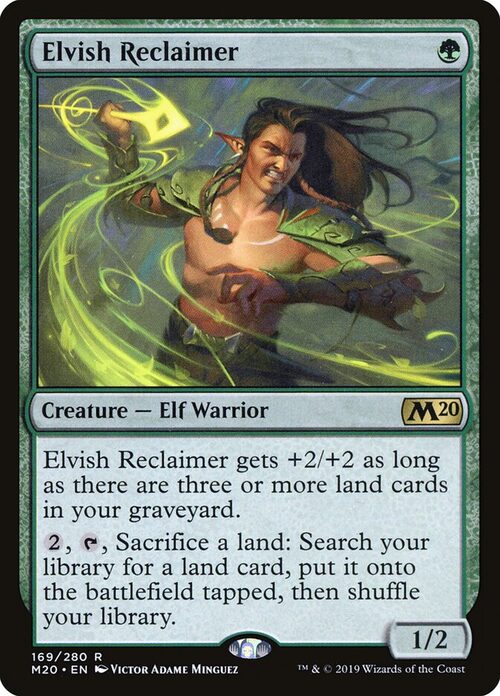 Elvish Reclaimer [M20 #169] - Normal