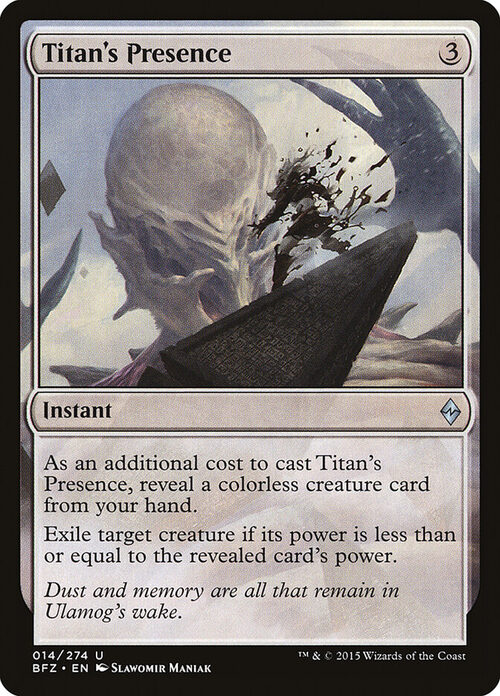 Titans Presence [BFZ #14] - Normal