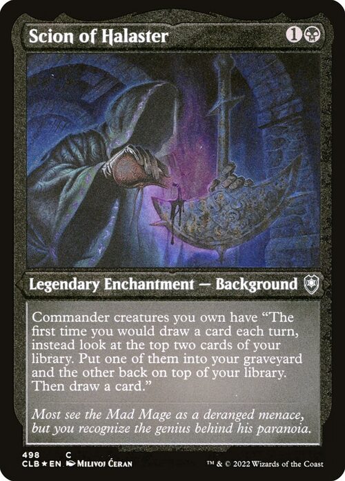 Scion of Halaster [CLB #498] - Etched