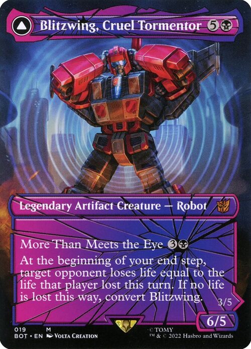 Blitzwing, Cruel Tormentor // Blitzwing, Adaptive Assailant [BOT #19] - Foil