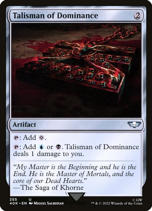 Talisman of Dominance [40K #255] - Normal