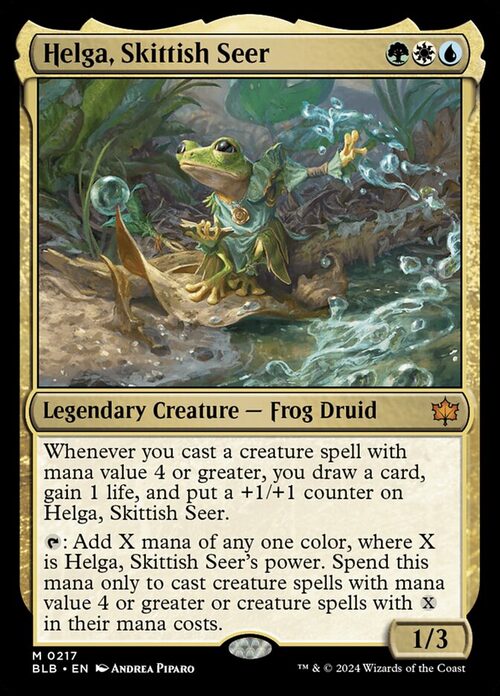 Helga, Skittish Seer [BLB #217] - Normal