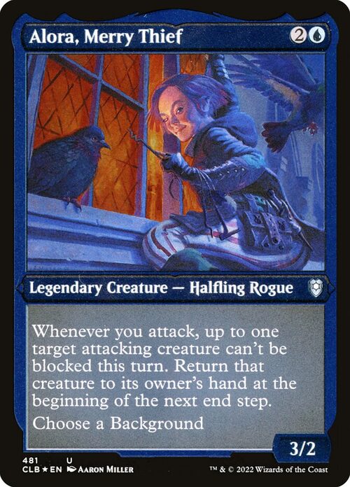 Alora, Merry Thief [CLB #481] - Etched