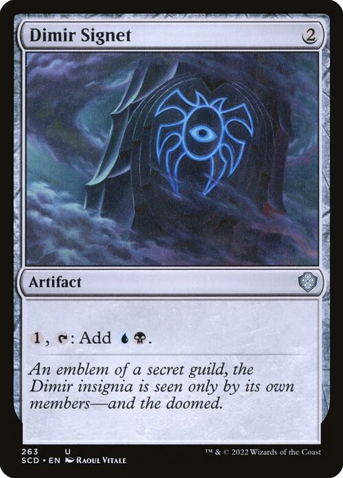 Dimir Signet [SCD #263] - Normal