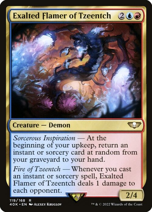 Exalted Flamer of Tzeentch [40K #119] - Normal