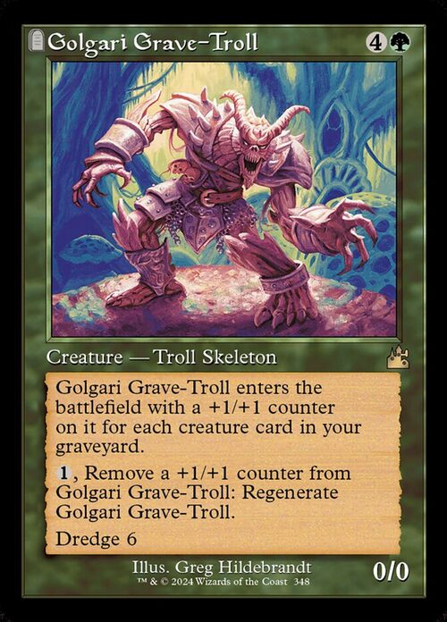 Golgari Grave-Troll [RVR #348] - Normal