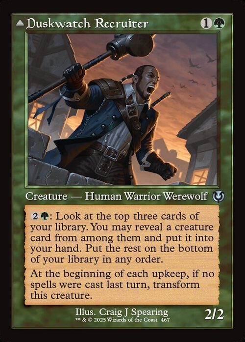 Duskwatch Recruiter // Krallenhorde Howler [INR #467] - Normal