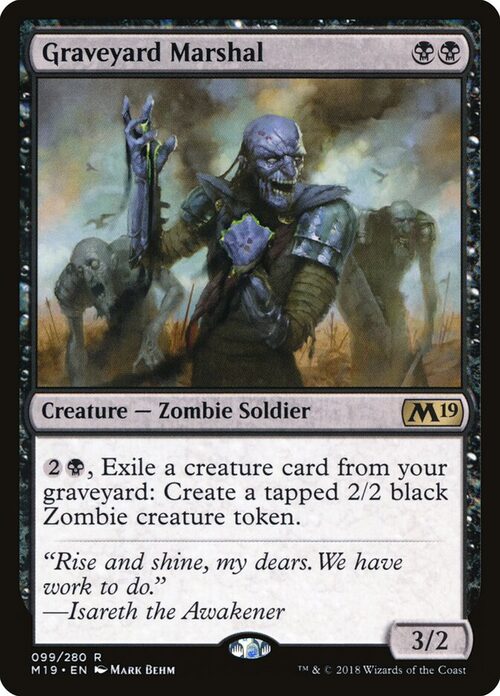 Graveyard Marshal [M19 #99] - Normal
