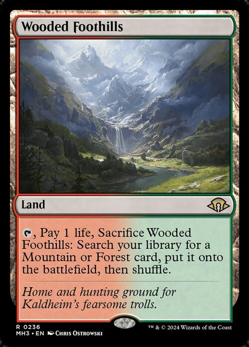 Wooded Foothills [MH3 #236] - Normal