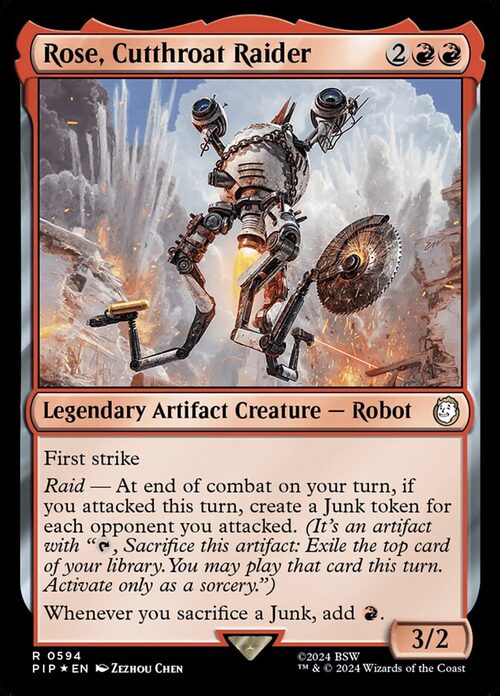 Rose, Cutthroat Raider [PIP #594] - Foil