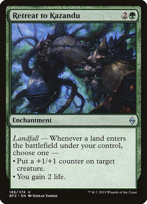 Retreat to Kazandu [BFZ #186] - Normal