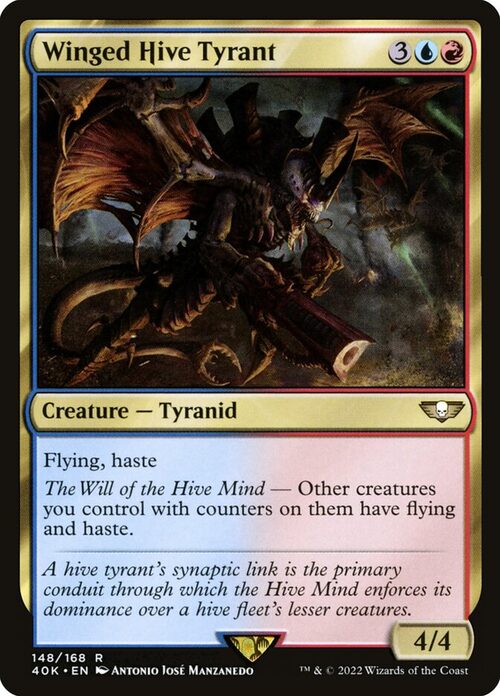Winged Hive Tyrant [40K #148] - Normal