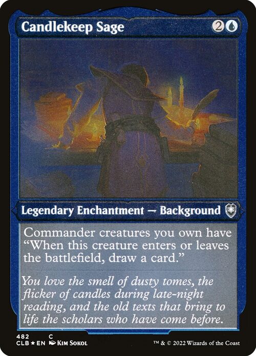 Candlekeep Sage [CLB #482] - Etched