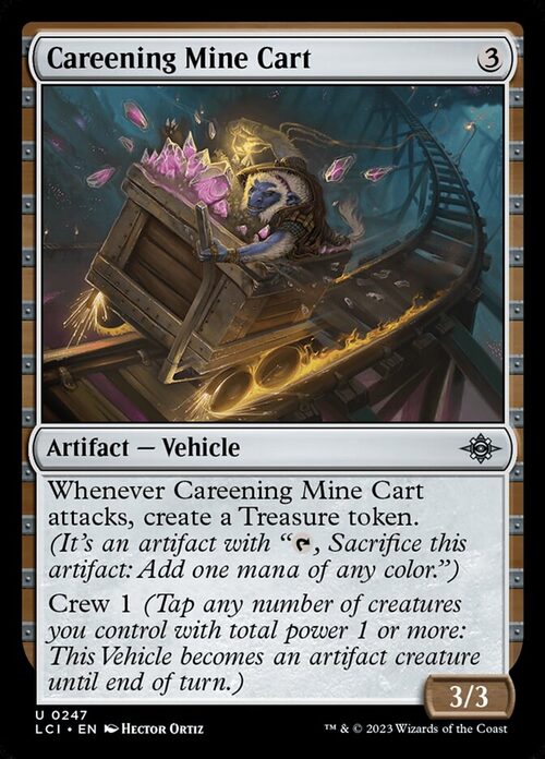Careening Mine Cart [LCI #247] - Foil