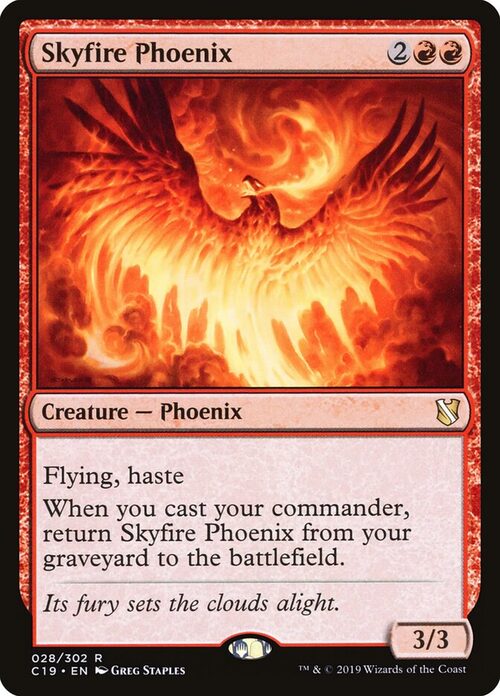 Skyfire Phoenix [C19 #28] - Normal