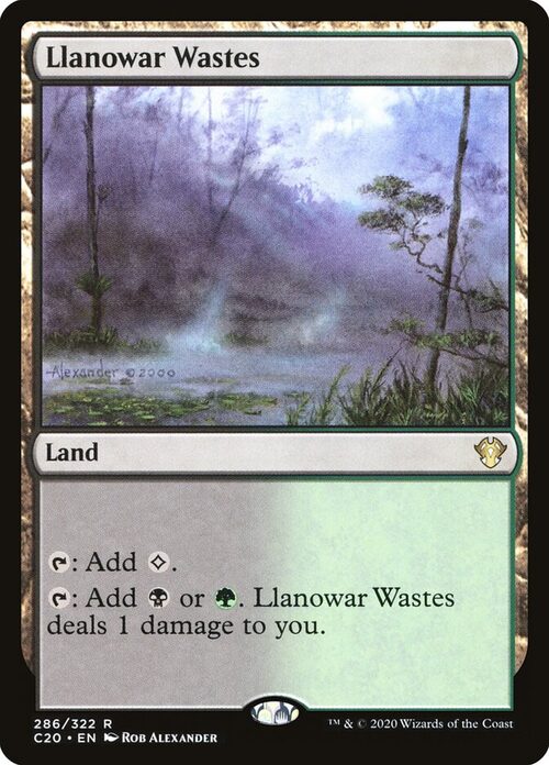 Llanowar Wastes [C20 #286] - Normal