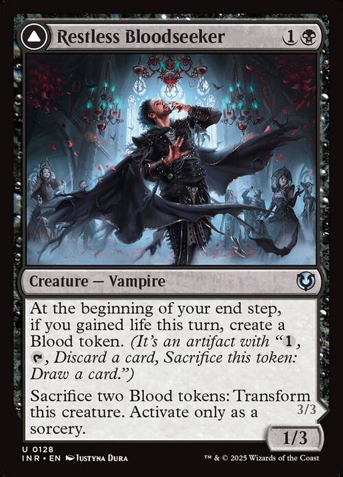 Restless Bloodseeker // Bloodsoaked Reveler [INR #128] - Normal