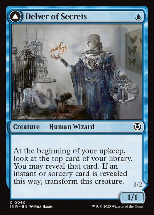 Delver of Secrets // Insectile Aberration [INR #60] - Normal