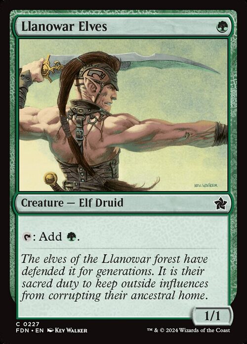 Llanowar Elves [FDN #227] - Normal