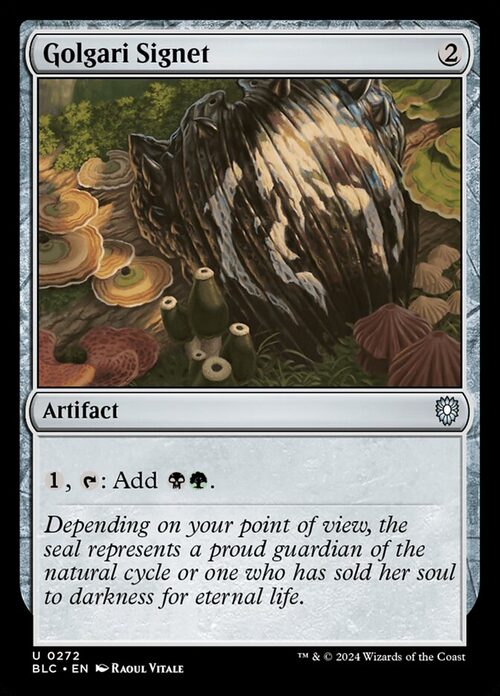 Golgari Signet [BLC #272] - Normal