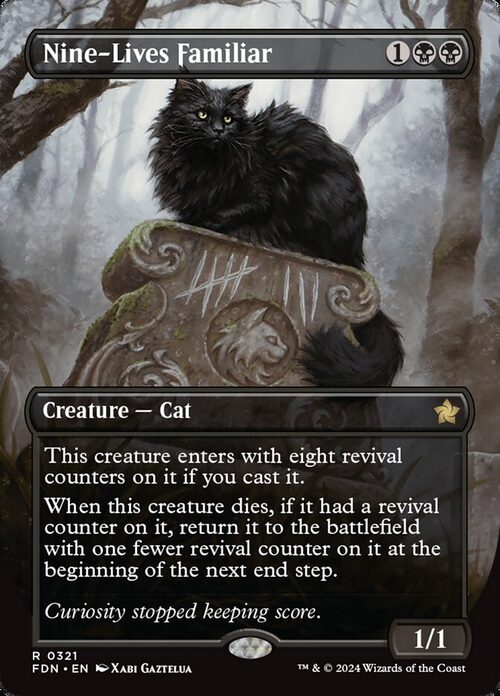 Nine-Lives Familiar [FDN #321] - Foil