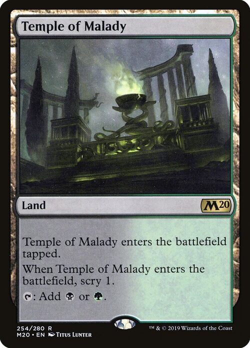 Temple of Malady [M20 #254] - Normal