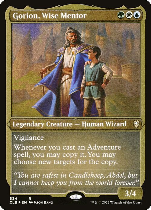 Gorion, Wise Mentor [CLB #534] - Etched