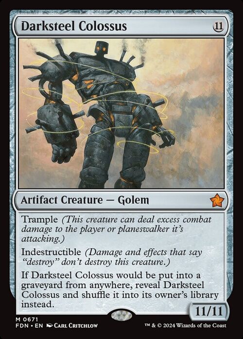 Darksteel Colossus [FDN #671] - Normal
