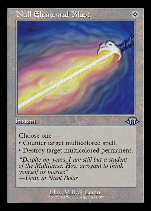 Null Elemental Blast [MH3 #387] - Normal