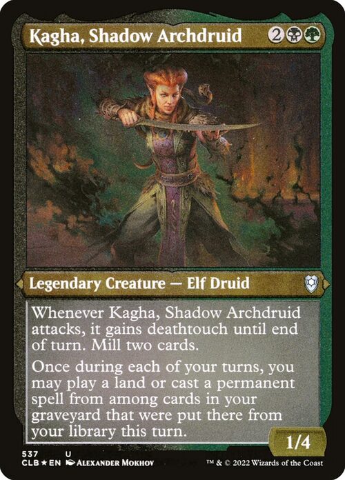 Kagha, Shadow Archdruid [CLB #537] - Etched