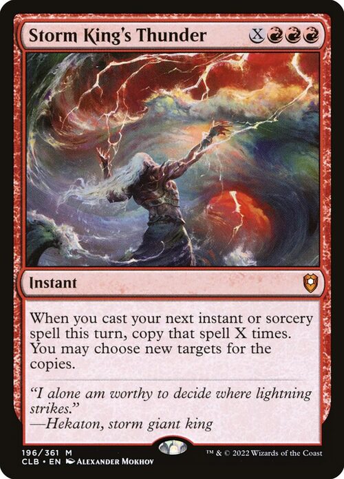 Storm Kings Thunder [CLB #196] - Normal