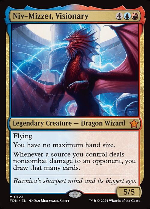 Niv-Mizzet, Visionary [FDN #123] - Normal
