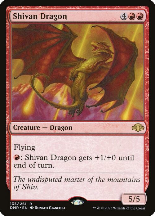 Shivan Dragon [DMR #135] - Normal