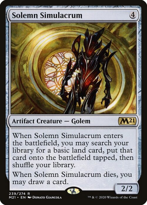 Solemn Simulacrum [M21 #239] - Normal