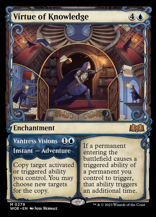 Virtue of Knowledge // Vantress Visions [WOE #279] - Foil