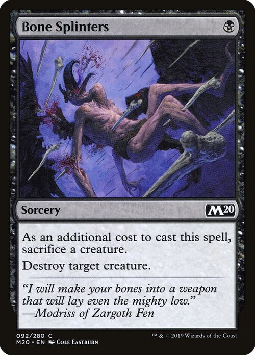 Bone Splinters [M20 #92] - Normal