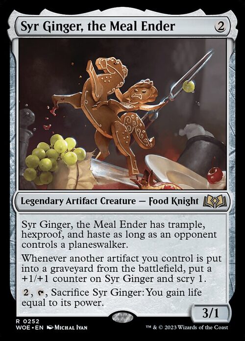 Syr Ginger, the Meal Ender [WOE #252] - Normal
