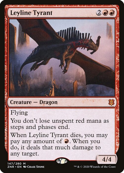 Leyline Tyrant [ZNR #147] - Normal