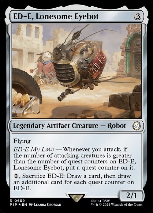 ED-E, Lonesome Eyebot [PIP #659] - Foil