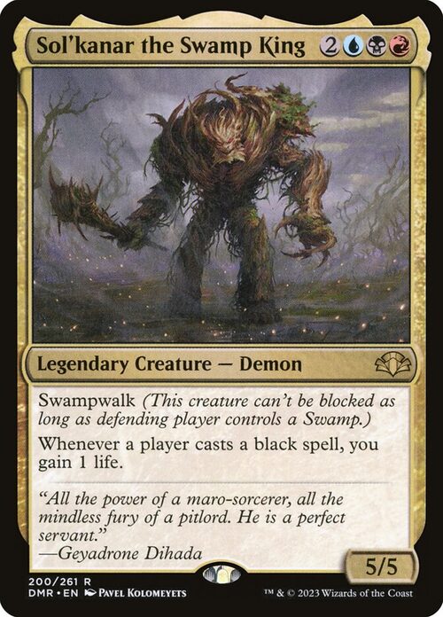 Solkanar the Swamp King [DMR #200] - Normal