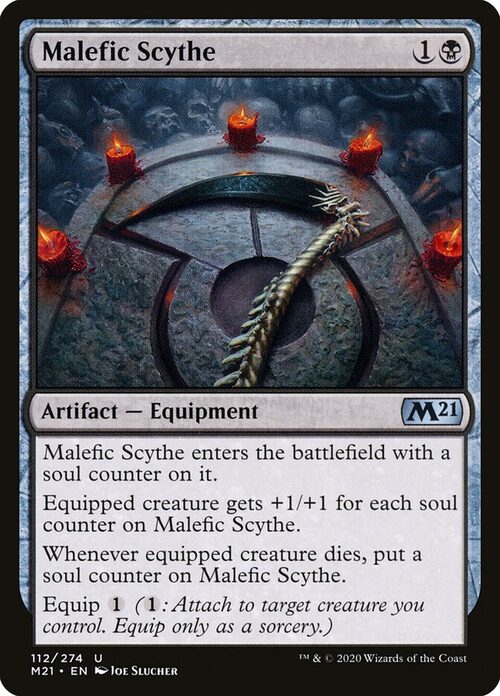 Malefic Scythe [M21 #112] - Normal