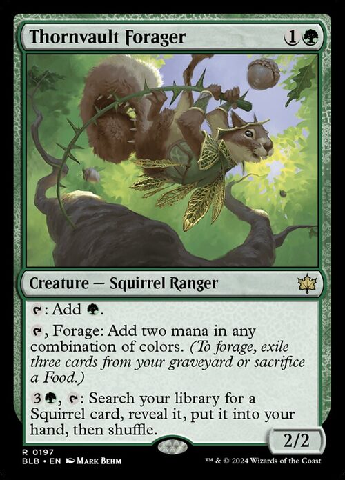 Thornvault Forager [BLB #197] - Normal
