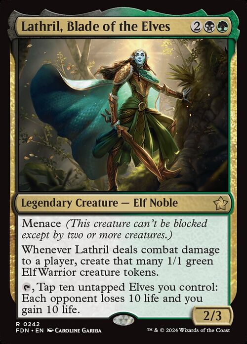 Lathril, Blade of the Elves [FDN #242] - Normal