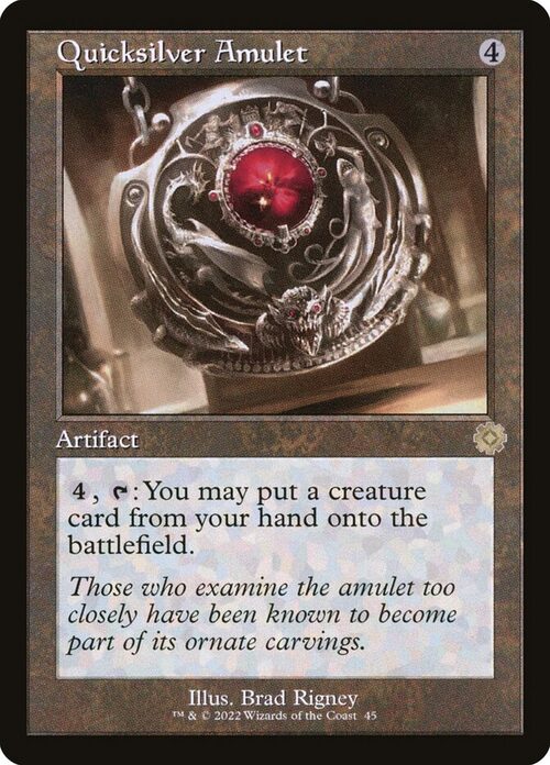 Quicksilver Amulet [BRR #45] - Normal