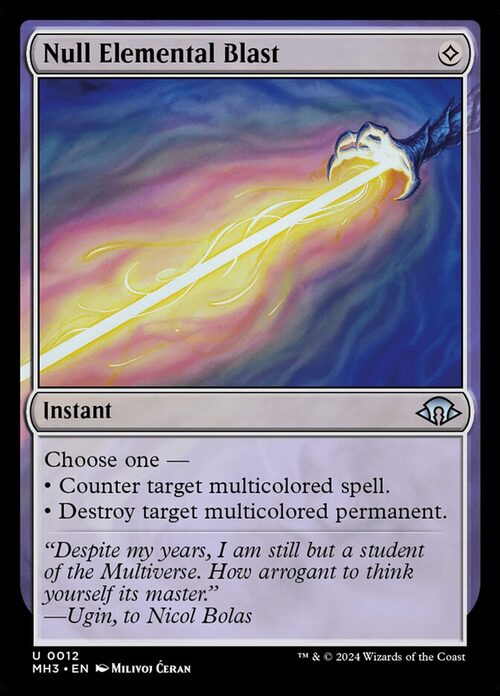 Null Elemental Blast [MH3 #12] - Foil