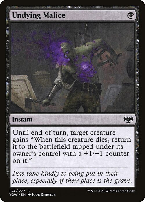 Undying Malice [VOW #134] - Normal