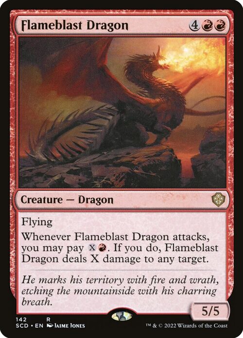 Flameblast Dragon [SCD #142] - Normal