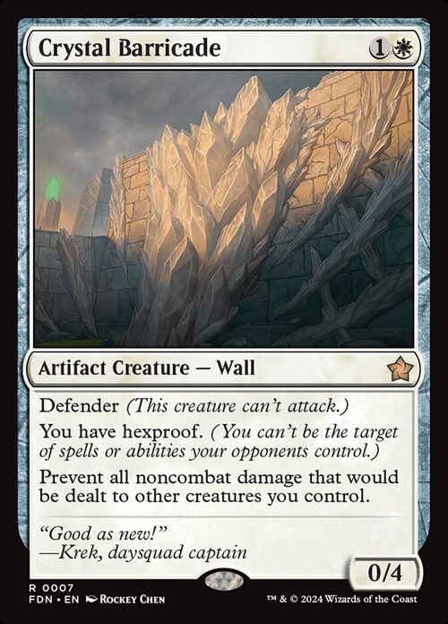 Crystal Barricade [FDN #7] - Normal